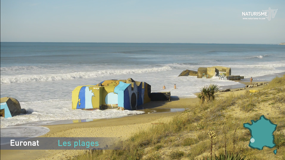 Euronat, plage naturiste, sable fin et air iodé - Naturisme TV